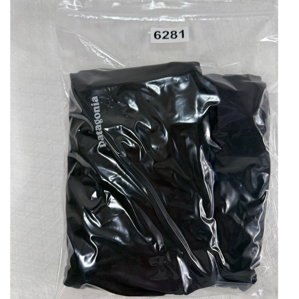Patagonia Wind Shield Pants Mens S STY24103FA21 Black Drawstring Performance EUC - Picture 8 of 8